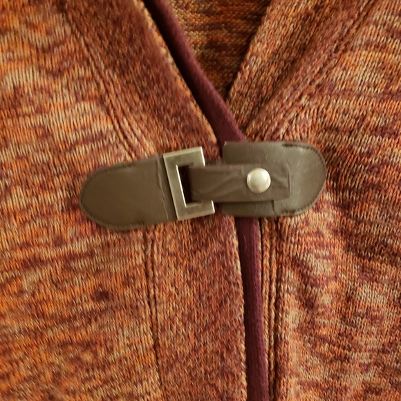 Christopher & Banks Womens Medium Petite Short Sleeve Belted Cardigan multicolor - Picture 4 of 7